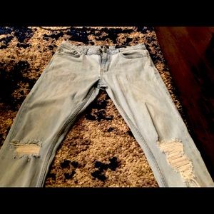 Cotton On super skinny Jeans  (light blue)